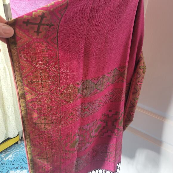 Boho hand-woven Poncho Bohemian Crop top Wrap Western Ethnic Clothing ONE SIZE - Picture 3 of 6